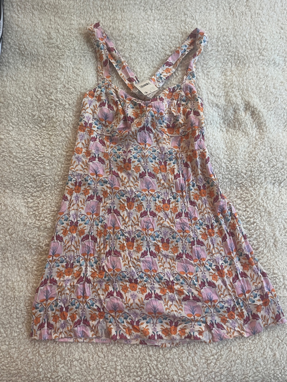 Free People Sweetheart Floral Mini Dress - Picture 4 of 6